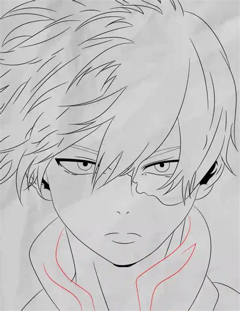 How To Draw Shoto Todoroki Step By Step Storiespub