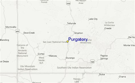 Purgatory River Map