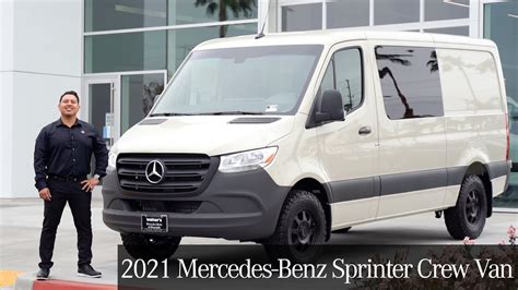 2021 Mercedes Benz Sprinter Crew Van Walkaround Review Youtube