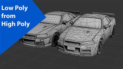 Low Poly From Highpoly Ds Max Tutorial Final Part Youtube