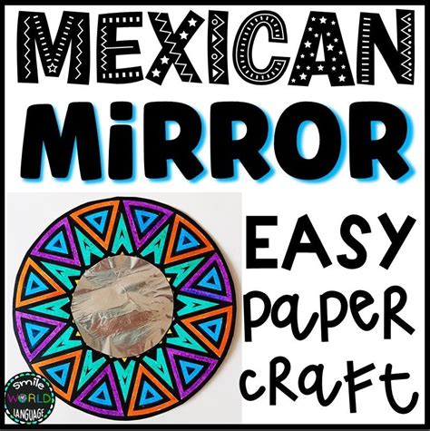 Mexican Mirror Easy Craft Espejo Mexicano Manualidad Culture Hispanic 5