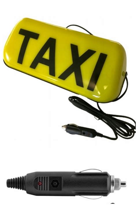 KOGUT TAXI LAMPA LED WTYCZKA ZAPALNICZKI12V MAGNES J43028 za 88 50 zł z