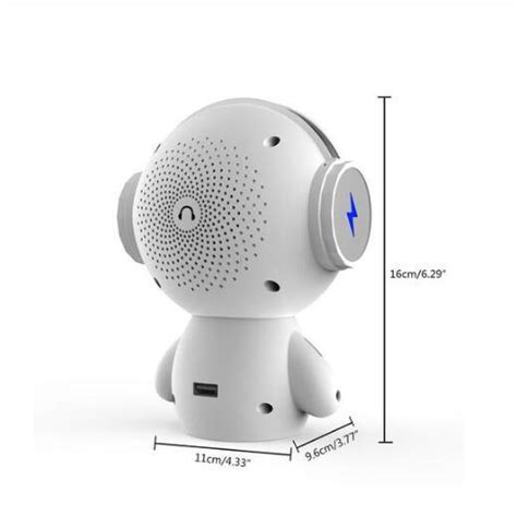 Fruitron Cute Mini Robot Speaker Bluetooth Jorcan