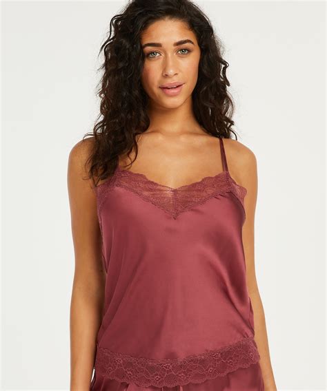 Satin Lace Cami Top For £24 Tops Hunkemöller