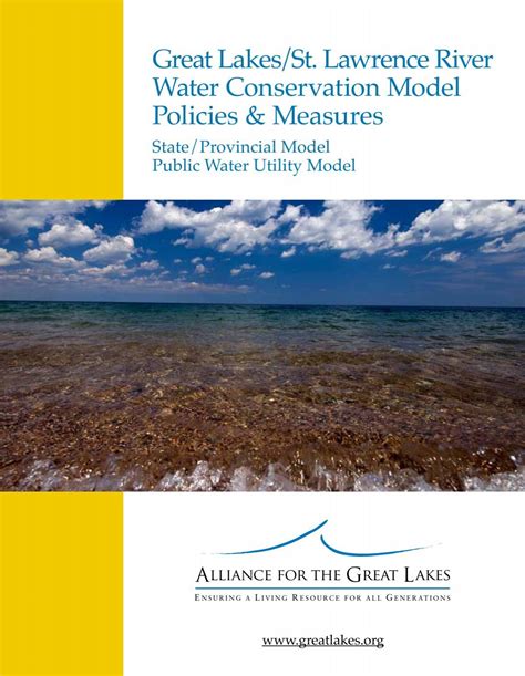 Water Conservation Model Policies & Measures, recommendations ... 