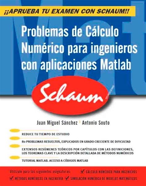 Ingebook PROBLEMAS DE CÁLCULO NUMÉRICO PARA INGENIEROS CON