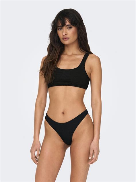 ONLY Bikini Unterteil 15282973 Schwarz Modivo De