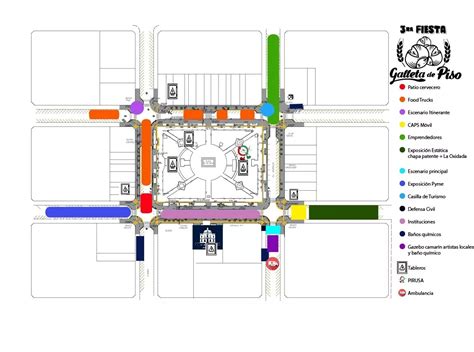 Fiesta de la galleta Se dio a conocer el plano de ubicación con los