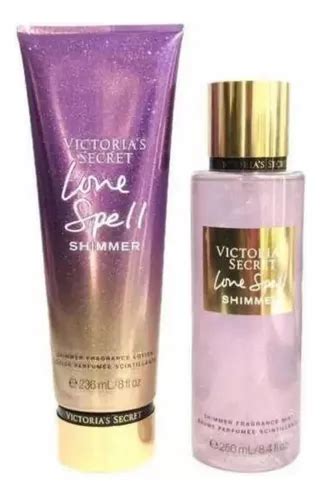 Victorias Secret Love Spell Shimmer Kit Body Splash Lotion