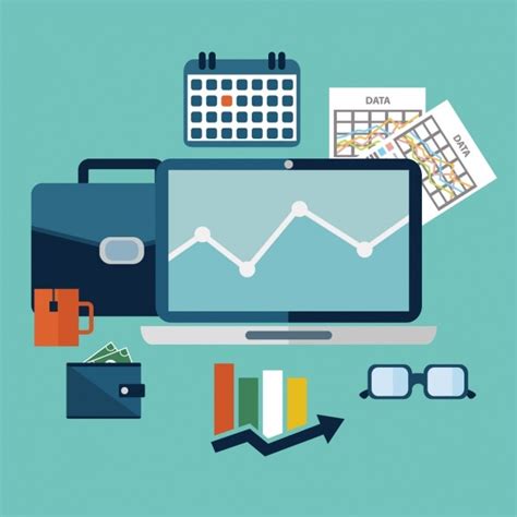 vector elements  business  accessories  flat design