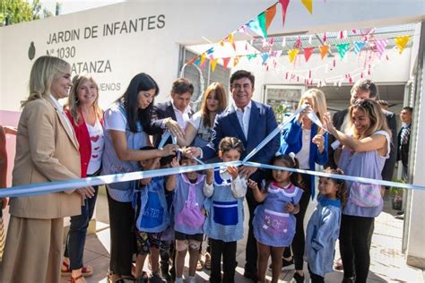 Espinoza Y Kicillof Inauguraron Un Nuevo Jard N De Infantes En La