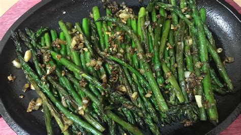 asparagusstirfry asparagus garlic stir fry recipe  tamil healthy