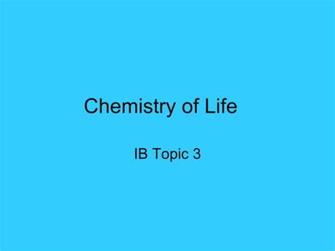 Biochemistry Powerpoint Ppt