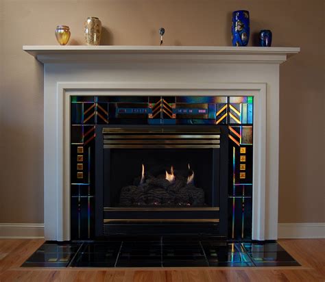 Achieving A Timeless Look With A Glass Tile Fireplace Surround - Home ...