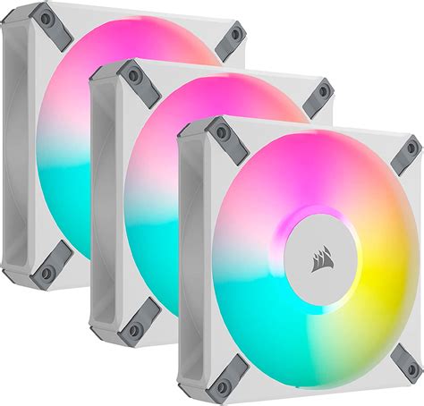 Corsair Icue Af Rgb Elite De Mm Kit De Tres Ventiladores Pwm