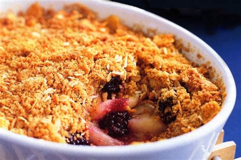 Apple And Blackberry Crumble Recipe Au