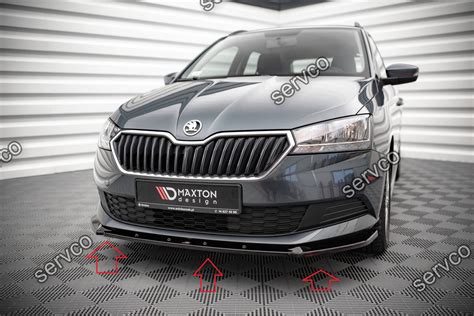 Pachet Exterior Prelungiri Body Kit Tuning Skoda Fabia Mk3 Facelift