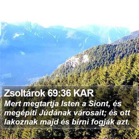 Zsolt Rok Kar Mert Megtartja Isten A Siont S Meg P Ti