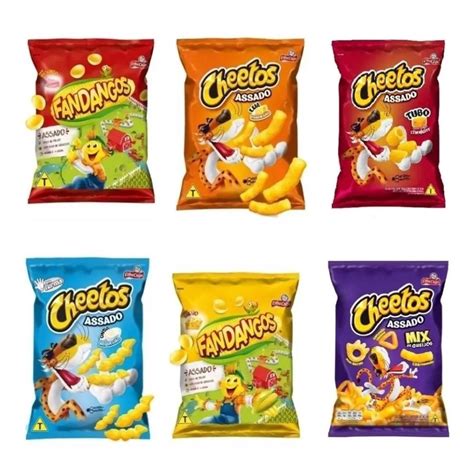 Kit Salgadinhos Elmas Fandangos Cheetos G Shopee Brasil