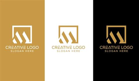 Premium Vector Creative Letter M Monogram Logo Design Concept