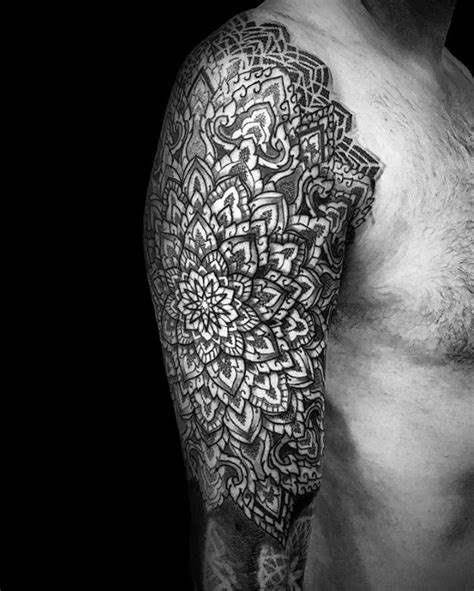 47 Cool Geometric Tattoo Sleeve Designs For Men