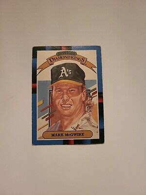 Donruss Diamond Kings Mark Mcgwire No Error Baseball Card Ebay