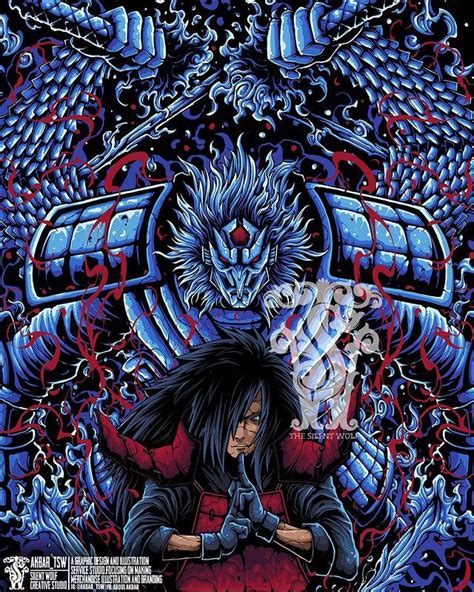 TheSilentWolf CreativeStudio On Instagram Uchiha Madara Design Done