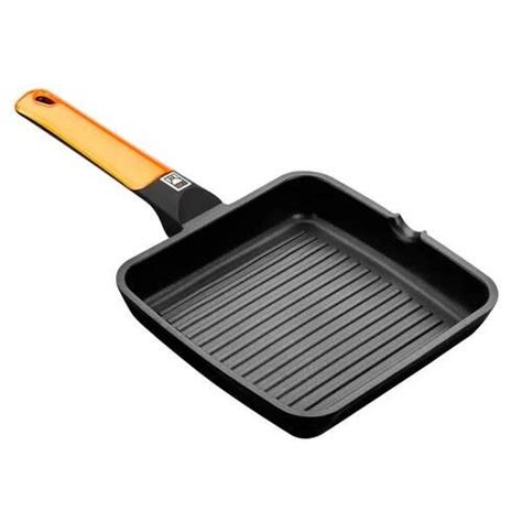 Sartén Grill BRA Efficient 28cm Orange Aluminio Fundido