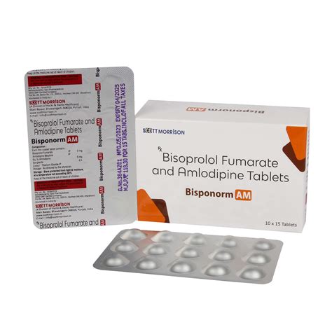 Bisoprolol Fumarate And Amlodipine Tablets Manufacturer Supplier