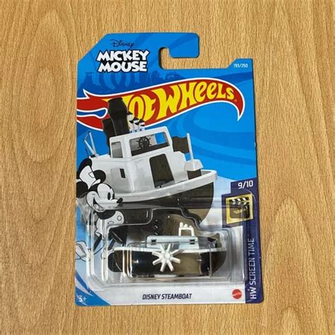 Hot Wheels Screen Time Mickey Mouse Disney Steamboat Cuotas Sin Inter S