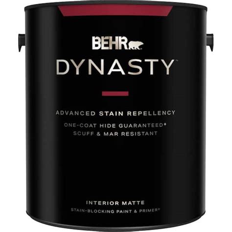 BEHR DYNASTY 1 Gal Deep Base Matte Interior Stain Blocking Paint And