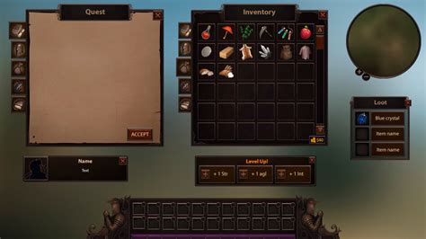 Download Classic Rpg Gui Game Assets Assets Texture Gui Soundfx