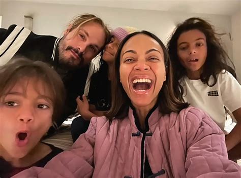 Zoe Saldana Shares Rare Photos Of Her 3 Sons Looking So Grown Up In