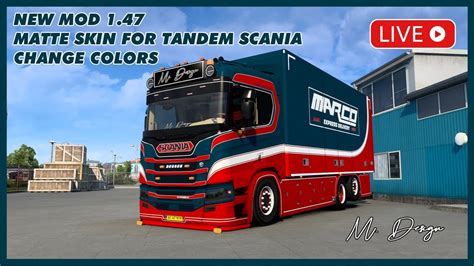 Ets Mod Test Scania R Changeable Colors Skin Fortandem