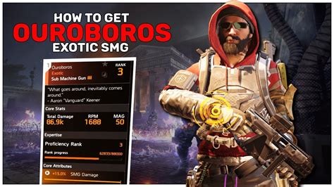 How To Get The New Ouroboros Exotic SMG In The Division 2 YouTube