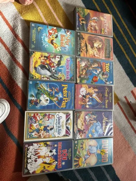 Disney Vhs Bundle Cats Musical Lion Kingsnow Whitejungle Bookmickey X 8 Eur 2311