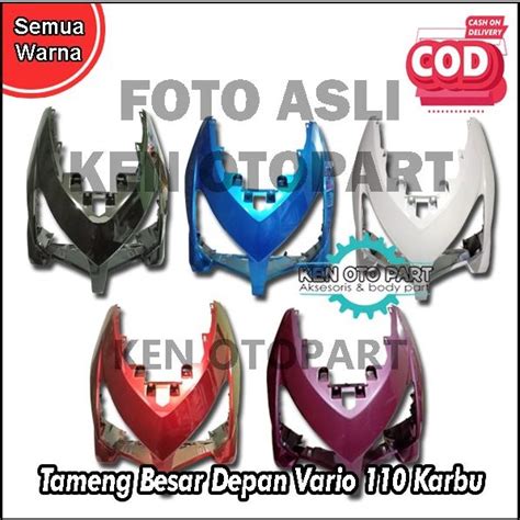 Jual Panel Tameng Cover Body Bodi Depan Honda Vario Cw Karbu Lama