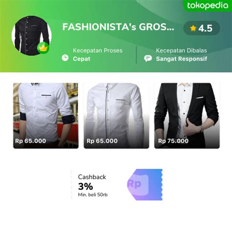 Toko Fashionista S Grosir Online Produk Lengkap Harga Terbaik