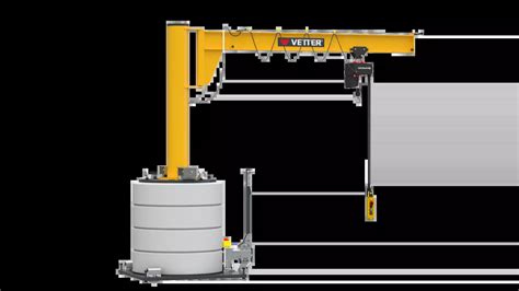 Mobile Slewing Jib Crane Type Mob As Vetter Krantechnik