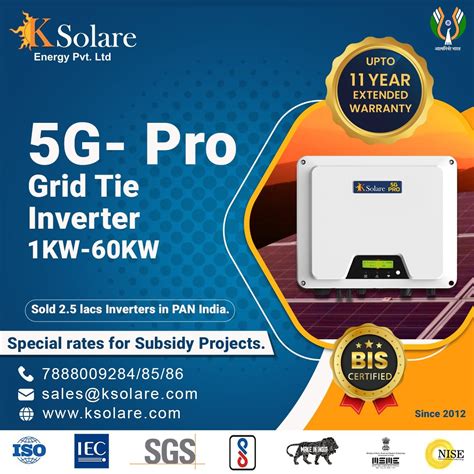 KSolare Energy Private Limited on LinkedIn: #ksolare #gridtieinverter # ...