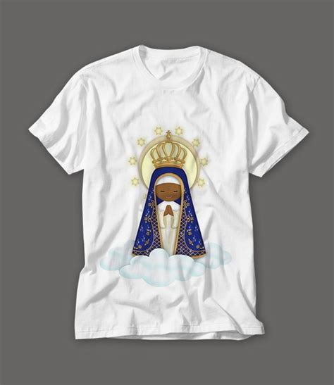 Camiseta Nossa Senhora Aparecida Elo7 Produtos Especiais