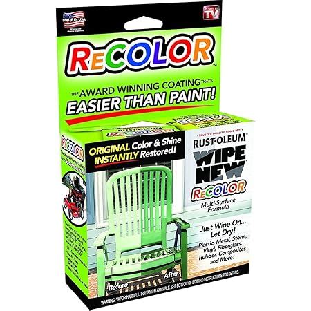 Wipe New Rust Oleum R Pcrtlkit Recolor Paint Restorer With Wipe On