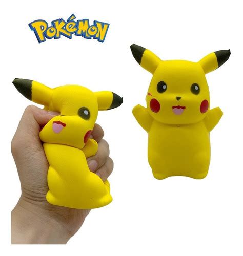 Pok Mon Pikachu Squishy Kawaii Anti Stress Fidget Toys Squir