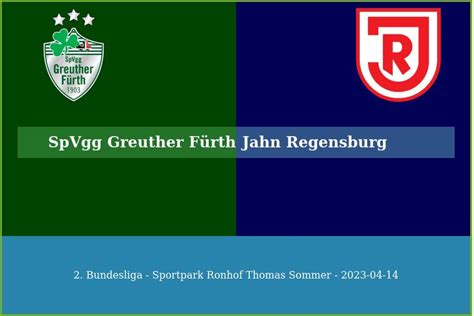 SpVgg Greuther Fürth 2 1 Jahn Regensburg Match Score Result 2