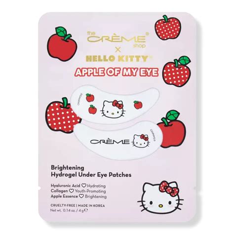 Crème ix Hello Kitty - Apple of My Eye Brightening Hydrogel Under Eye Patches 0.14oz | My Site