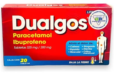 Dualgos Paracetamol Ibuprofeno C Tabletas Liferpal Md Mercadolibre