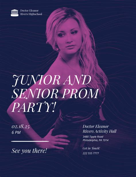 Prom Party Flyer Template - Edit Online & Download Example | Template.net