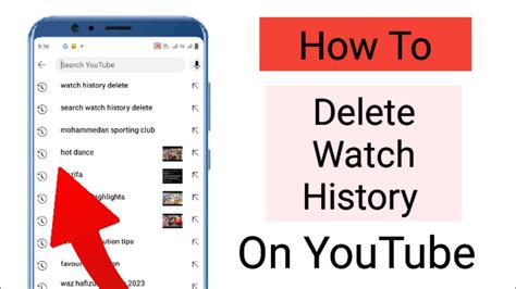 How To Clear All Watch History On Youtube Delete Watch History In A