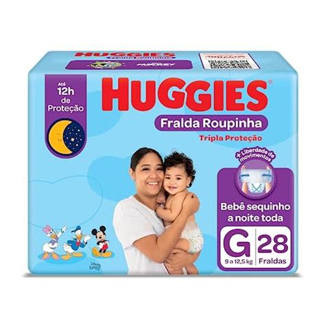 Fralda Huggies Tripla Prote O Mega Roupinha G Unidades