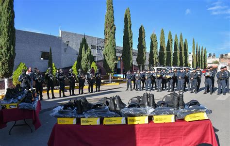 Entregan equipo táctico a policía de Guadalupe Periódico Mirador